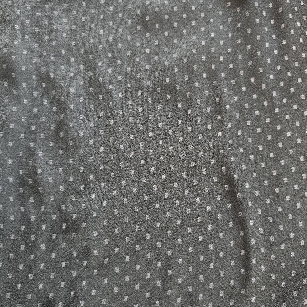 H&M Black Polka Dot Long Sleeve Blouse, Women's Sz 2 - Picture 5 of 11
